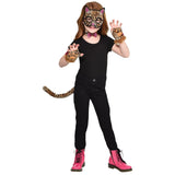 Child spotted leopard costume accessory kit