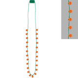 Light-up pumpkin necklace