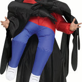 Men's Ghost Face Piggyback Costume