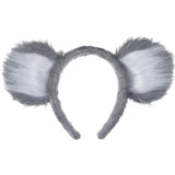 Furry koala ear costume headband