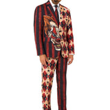 Men's Scary Clown Suit Costume