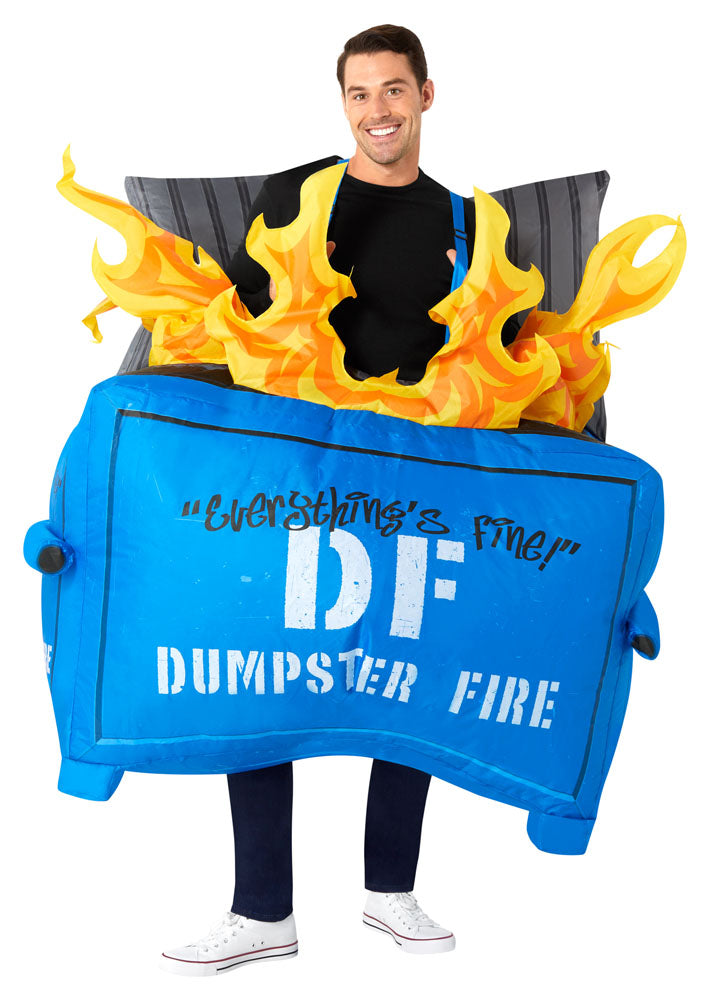 Men's Dumpster Fire Costume