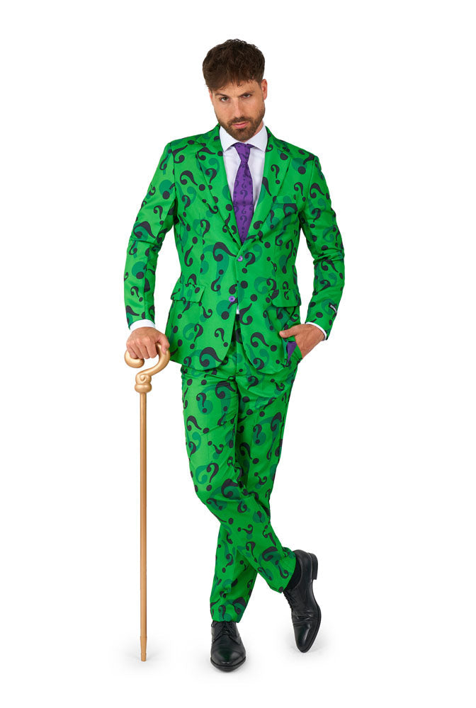 Men's The Riddler Suit Costume