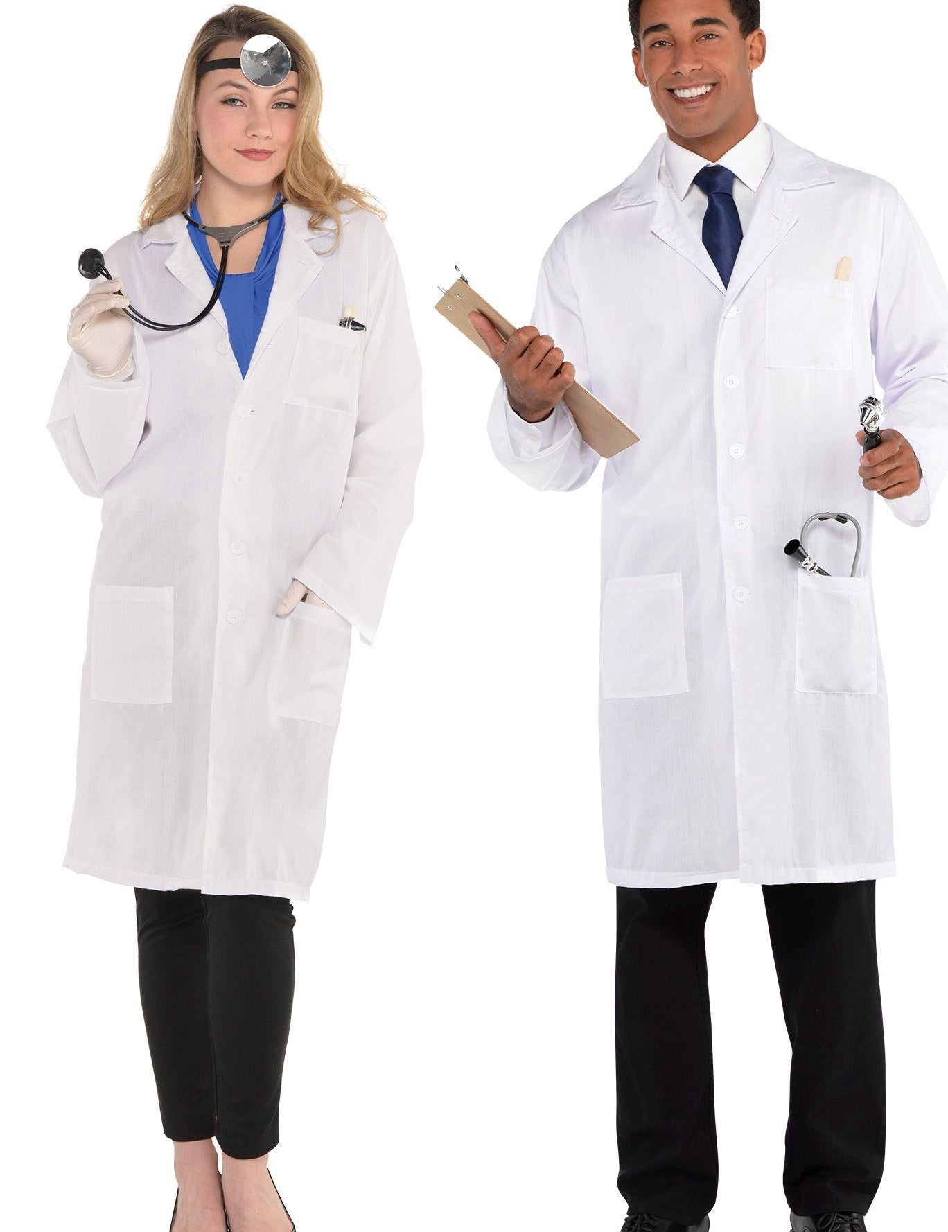 Adult doctor costume lab coat