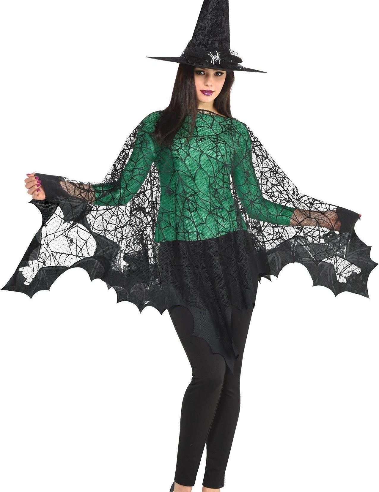 Adult Enchanted Web costume poncho