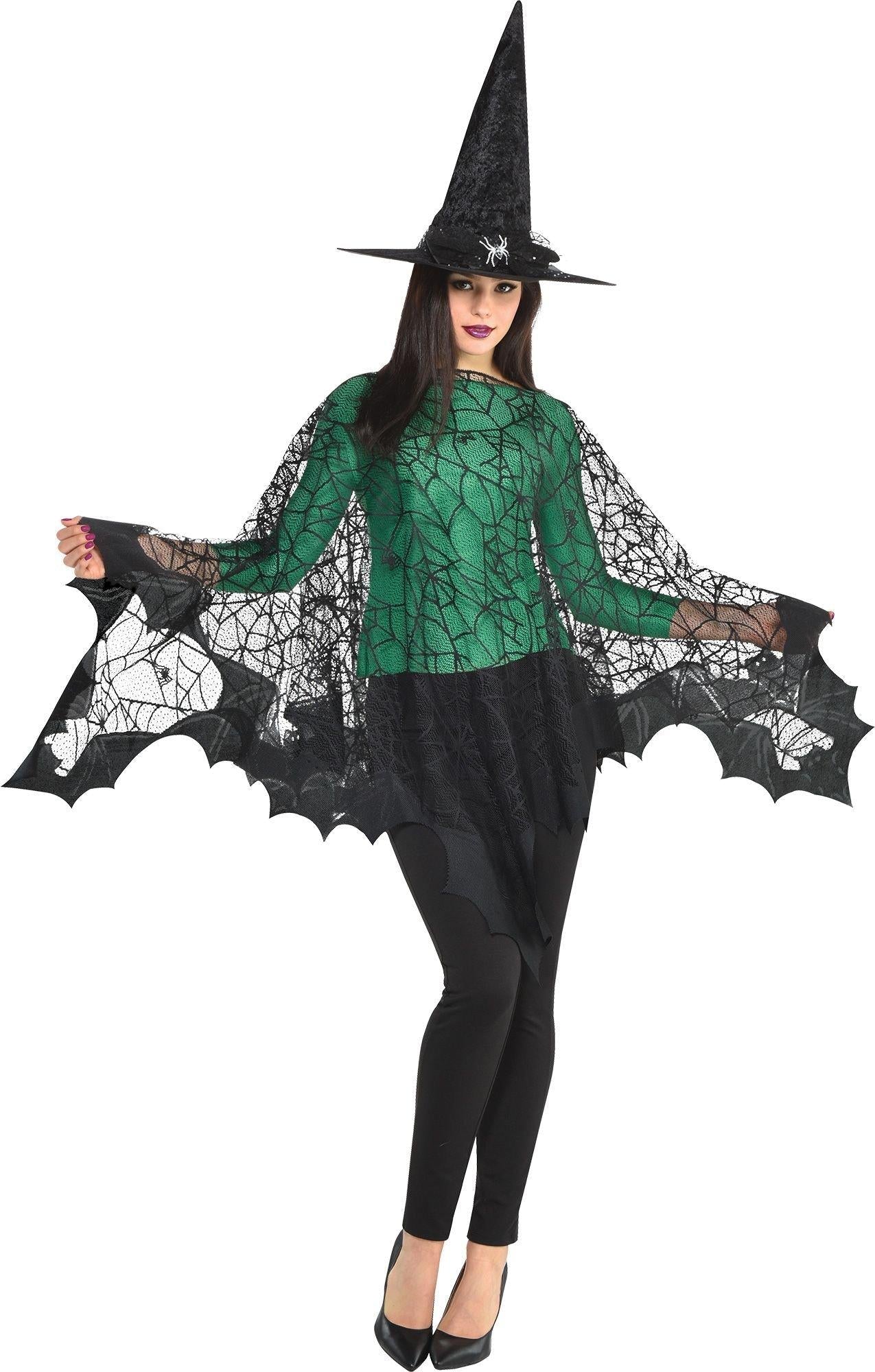 Adult Enchanted Web costume poncho