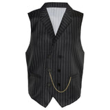 Adult Roaring 20s gangster costume vest