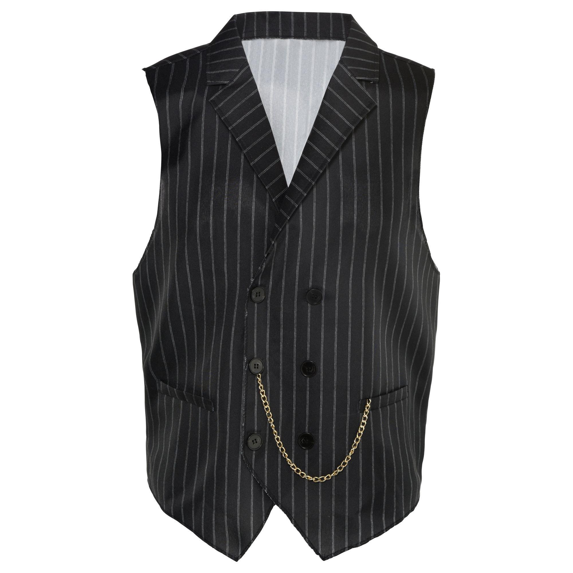 Adult Roaring 20s gangster costume vest