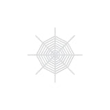 10 in. White Web Shimmer - Halloween decor at Party Pig Austin