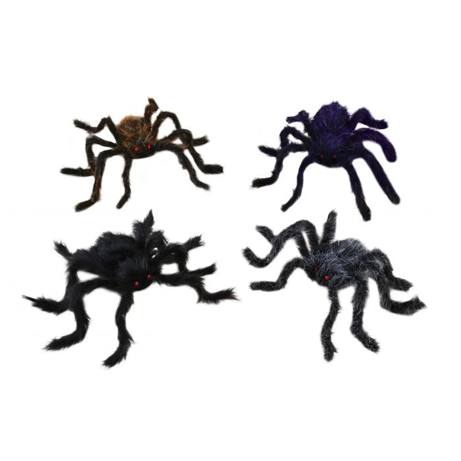 33 in. Hairy Spider, Assorted - Halloween decor at Party Pig Austin