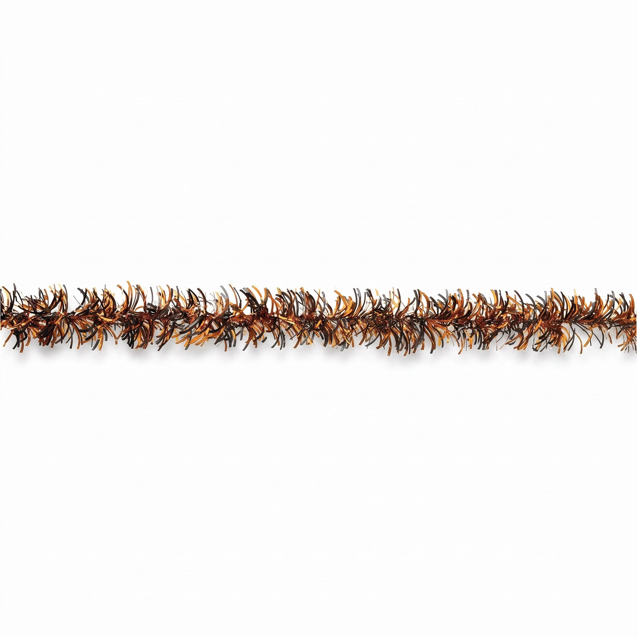 Val Black/orange Tinsel Garland - Halloween decor at Party Pig Austin