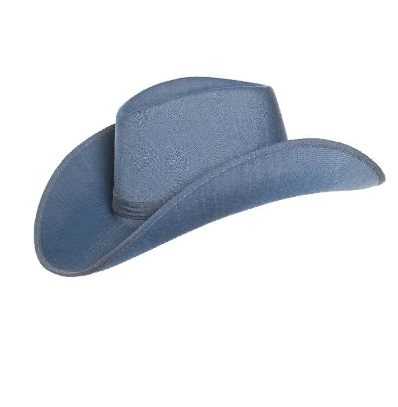 Adult Denim Cowboy Hat