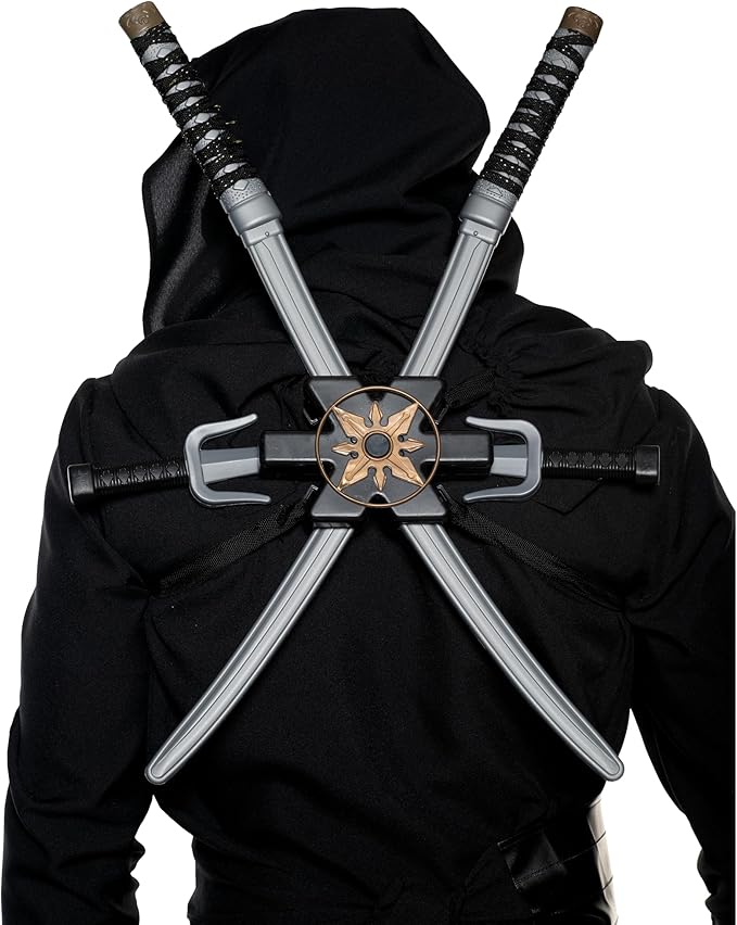 Ninja Costume Set with Backpack