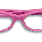 Pink 50s rhinestone cat-eye costume glasses