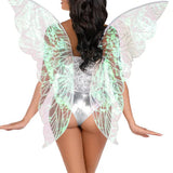 Clear Iridescent Strapless Fairy Wings