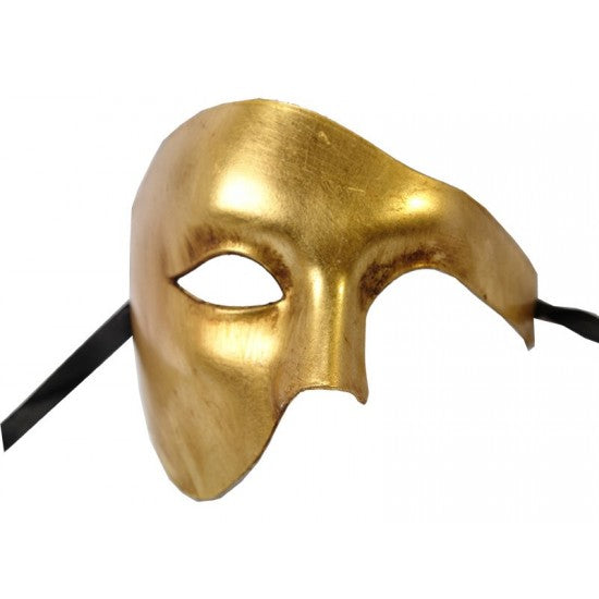 Adult Gold Phantom Costume Mask