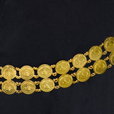 Adult Gold-Tone Coin Hip Chain Costume Belt