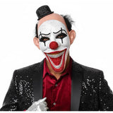 Adult Black Rhinestone Clown Mask