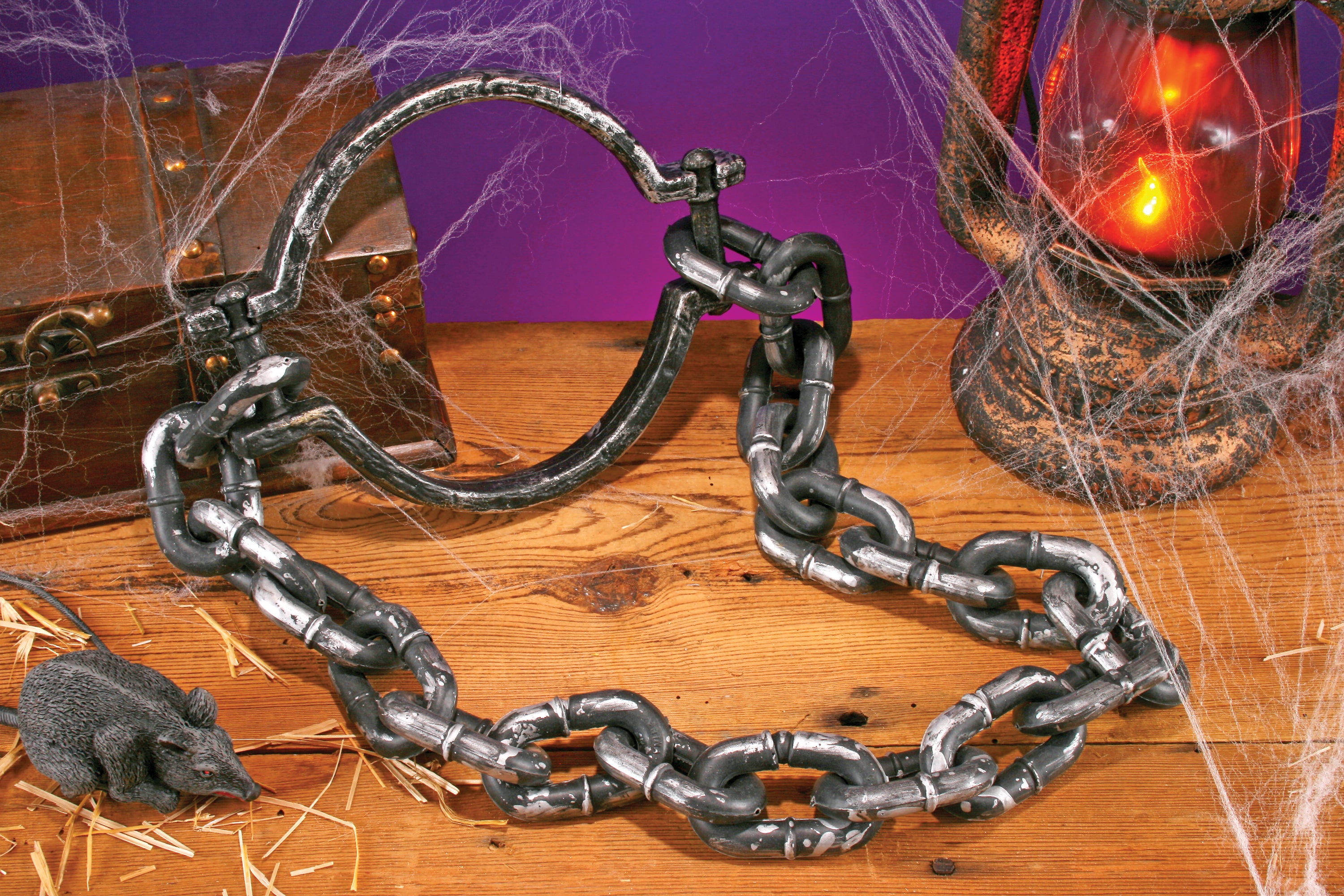 Zombie Leash with Chain & Shackle, 36 in