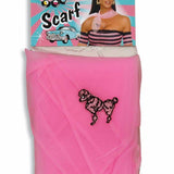 Pink Poodle Costume Scarf