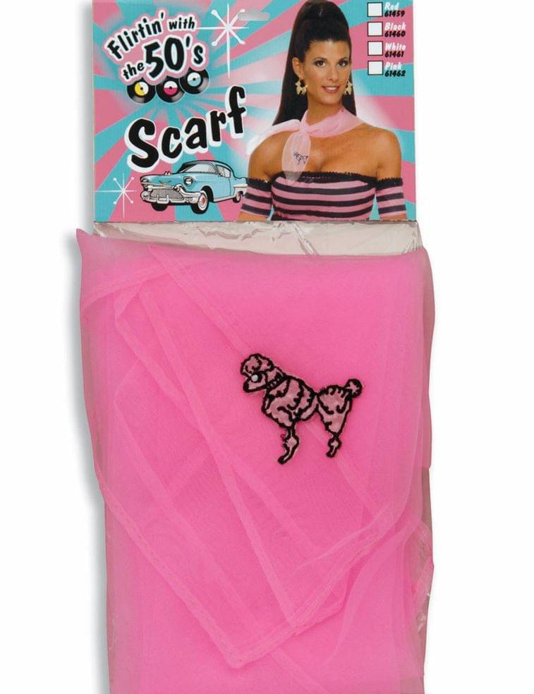 Pink Poodle Costume Scarf