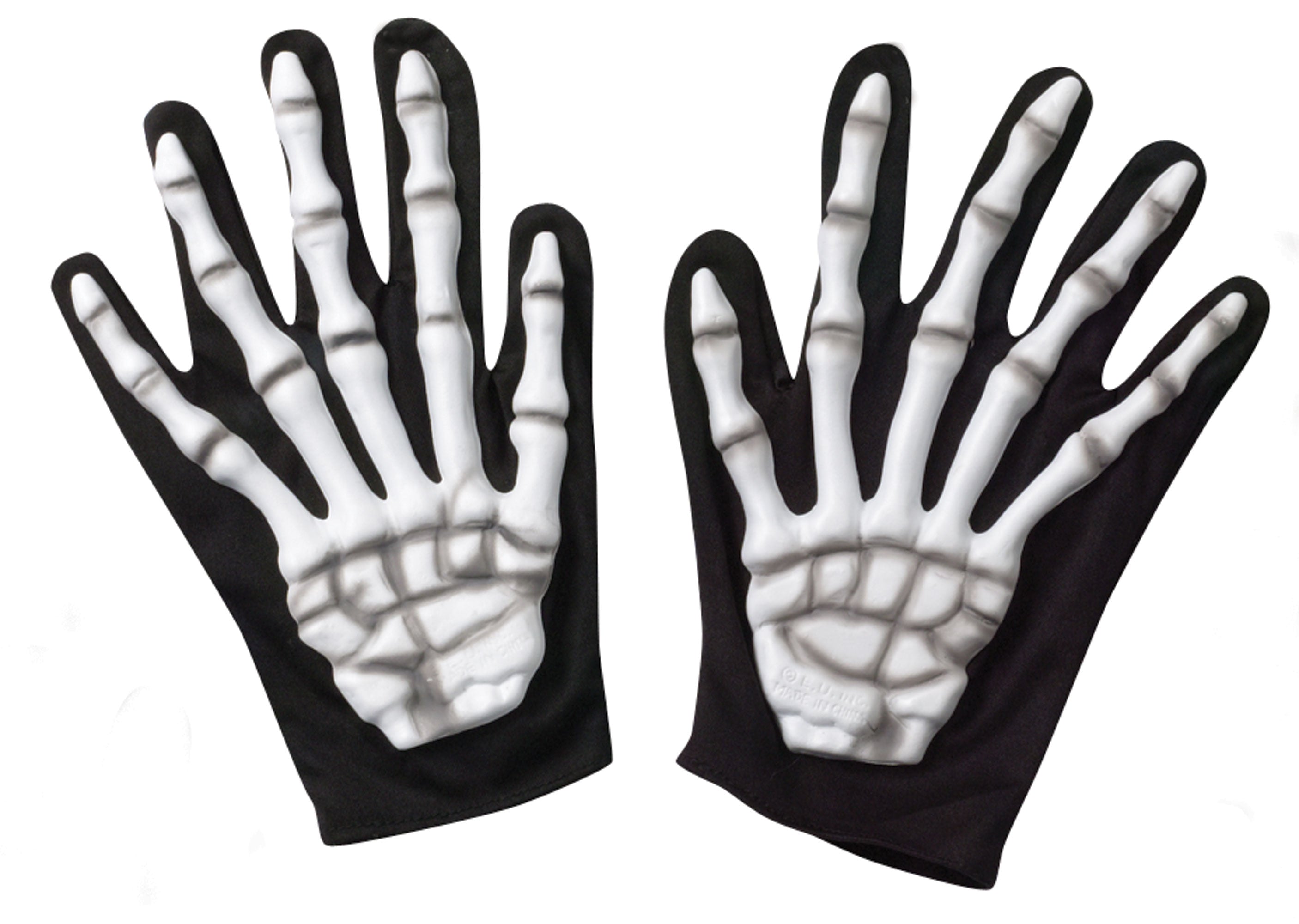 Skeleton Horror Costume Gloves