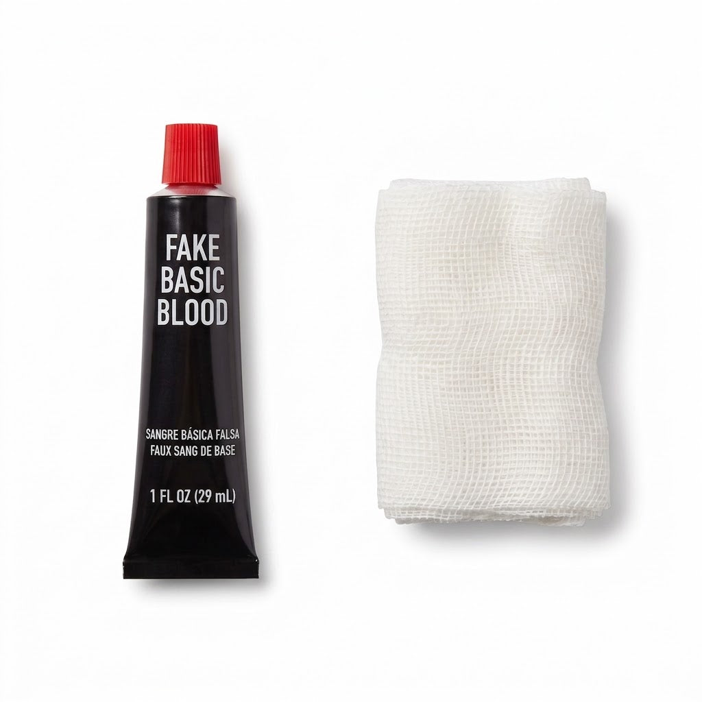 Fake Blood with Gauze, 0.95 oz