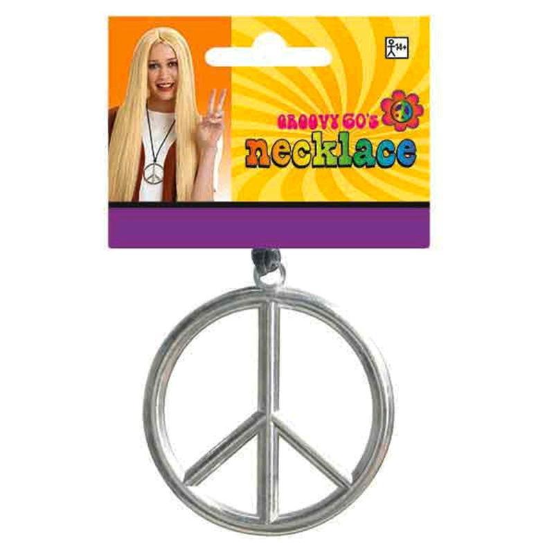 Peace Medallion Costume Necklace