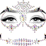 Calavera Face Jewel Stickers