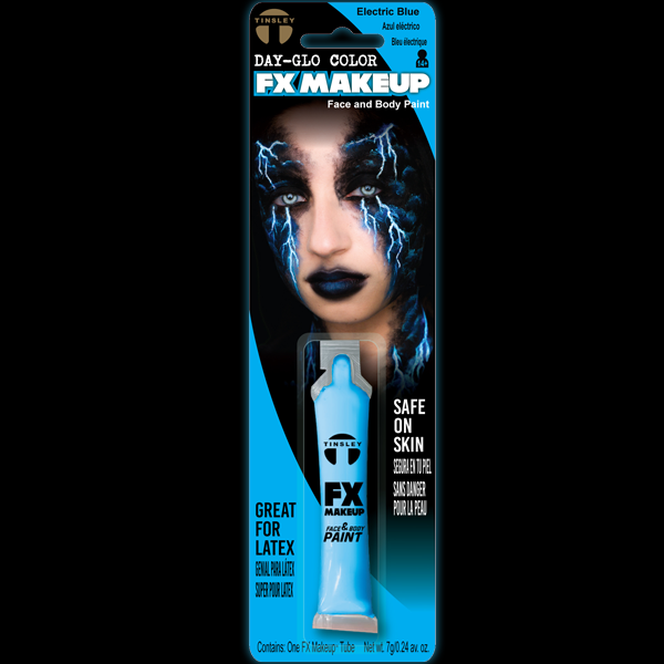 Electric Blue Glo FX Makeup, 2 Pieces