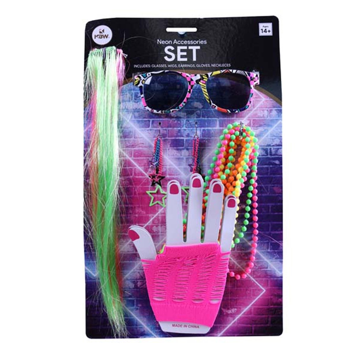 Adult 80s Costume Accessory Kit