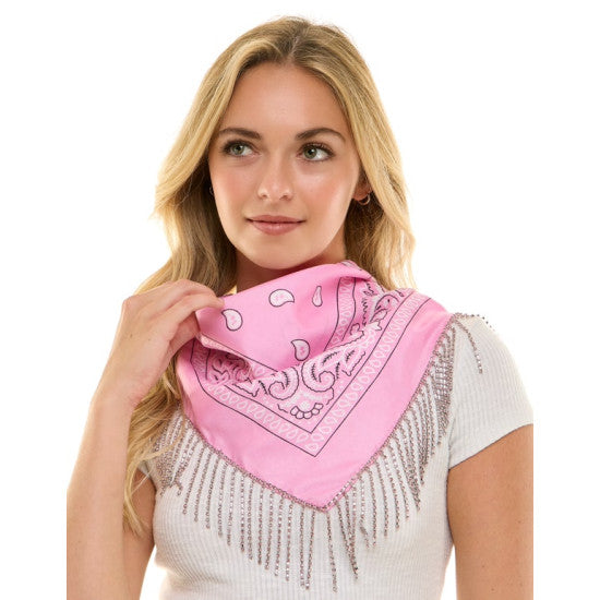 Pink Rodeo Girl Costume Scarf