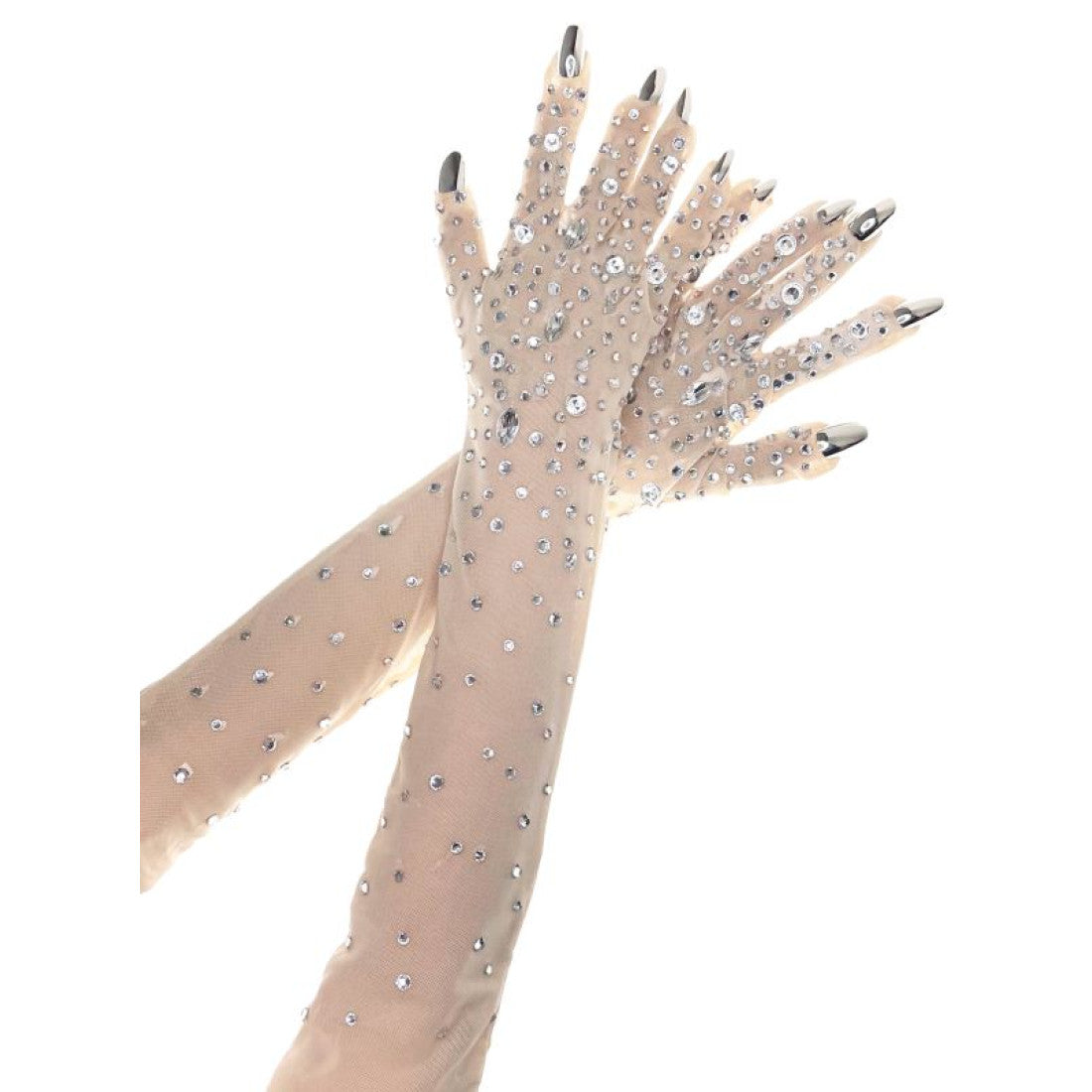 Jeweled Costume Gloves
