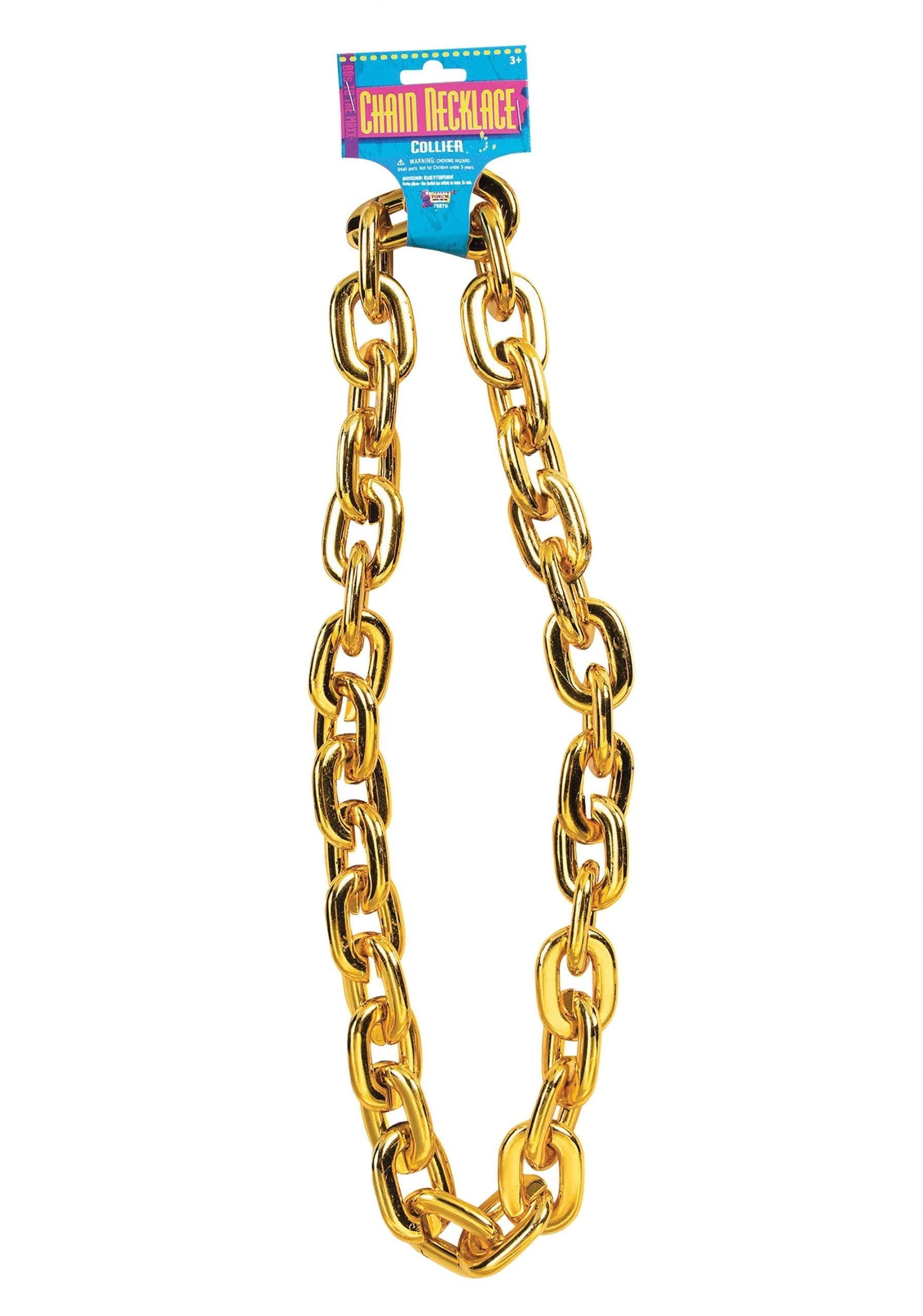 Jumbo Gold-Tone Costume Chain