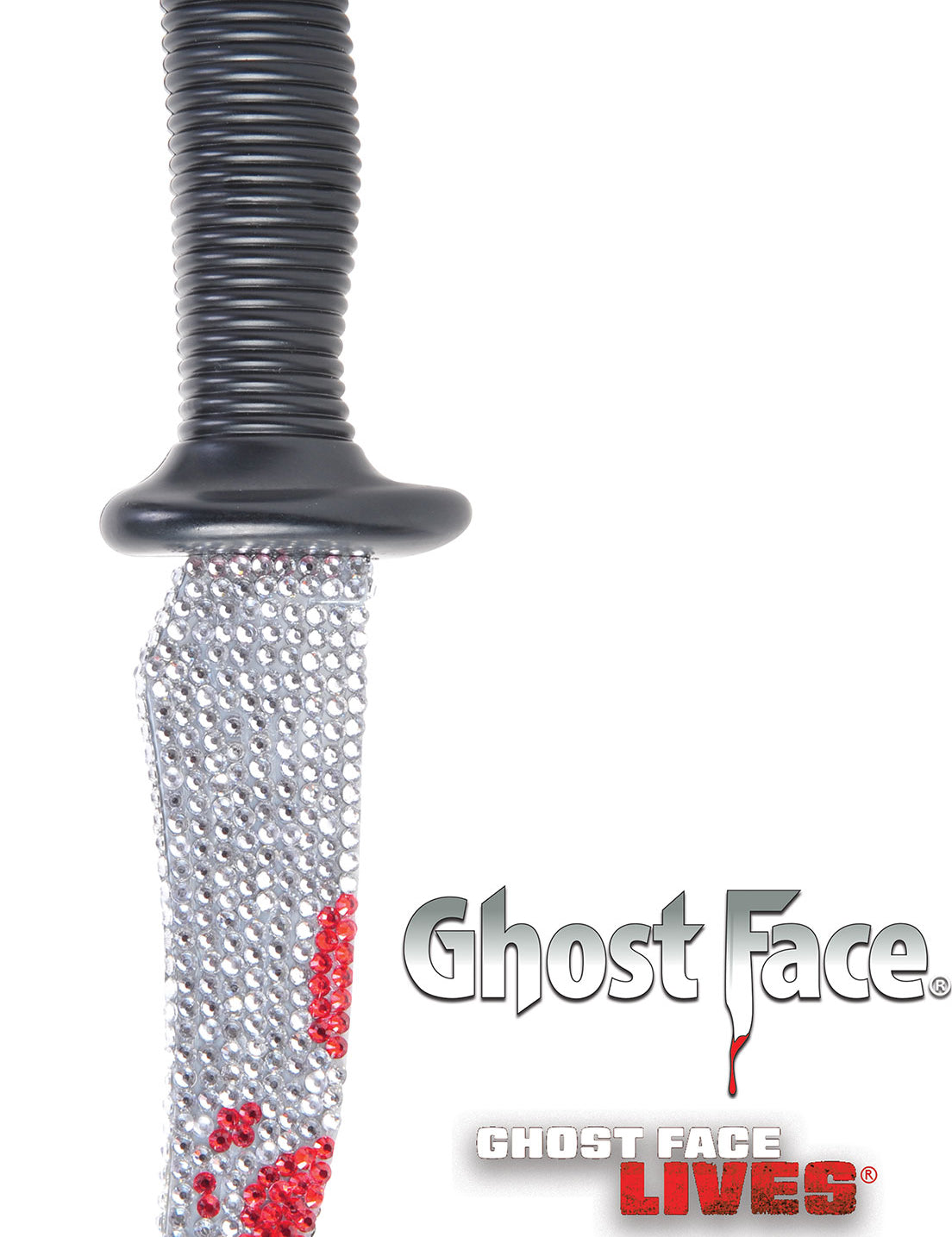 Ghost Face Bling Costume Knife