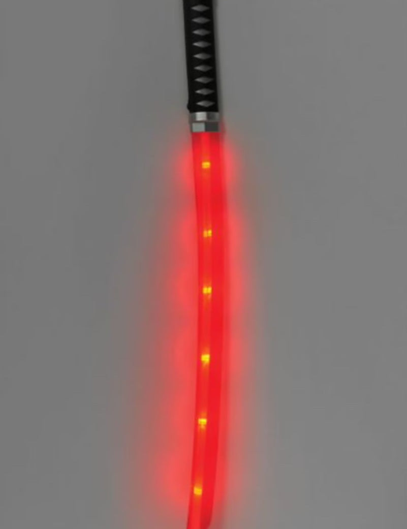Red Light-Up Ninja Costume Sword, 22 in