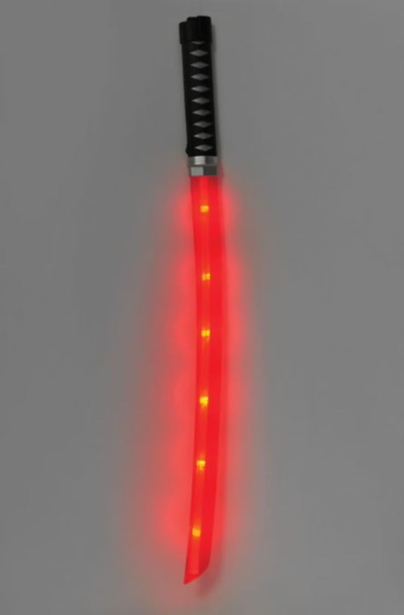 Red Light-Up Ninja Costume Sword, 22 in