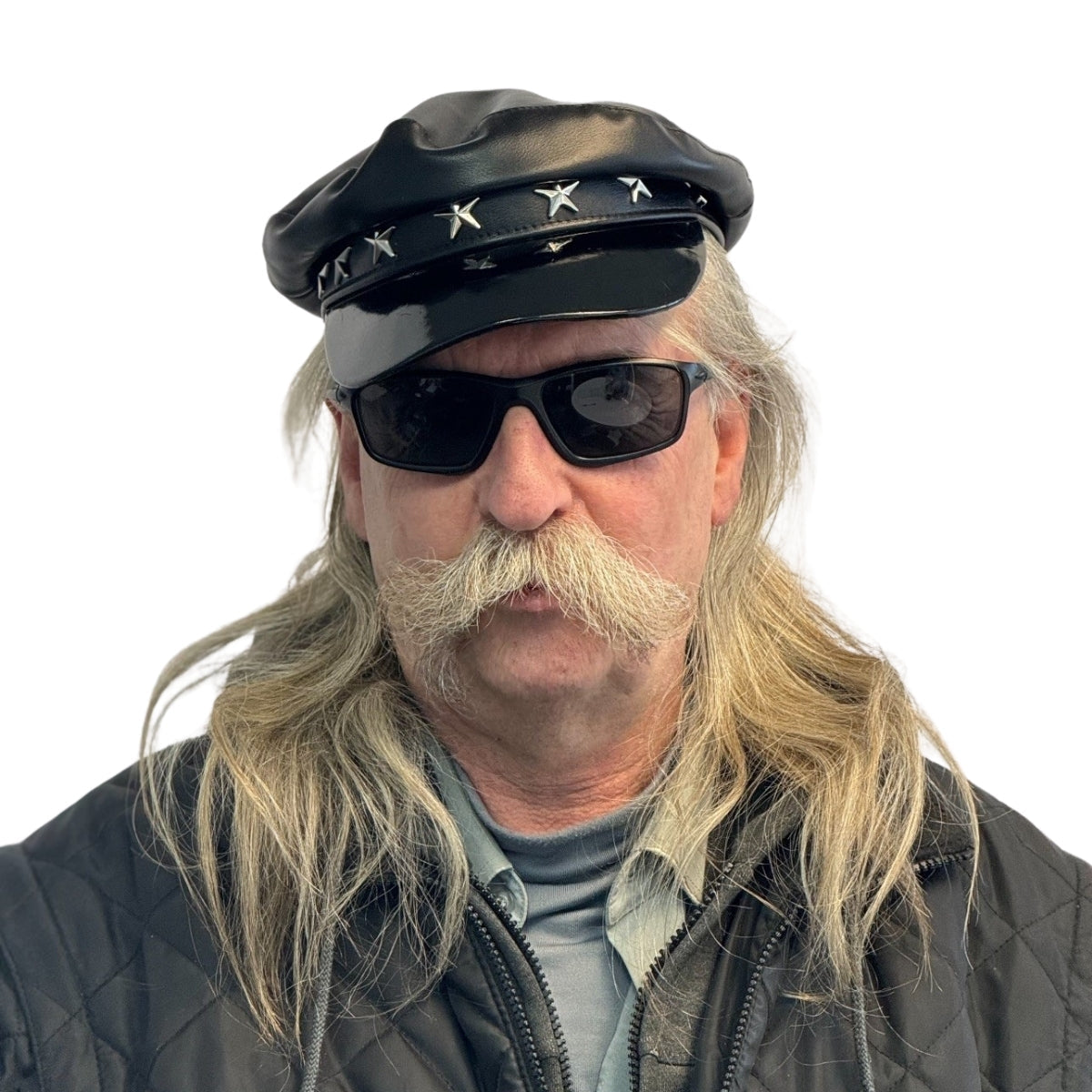 Adult Biker Hat with Star